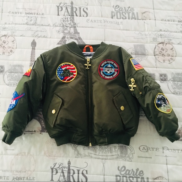 Up and Away Boys MA-1 Flight Jacket